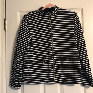 Lauren by Ralph Lauren Zip-Up Reversible Jacket